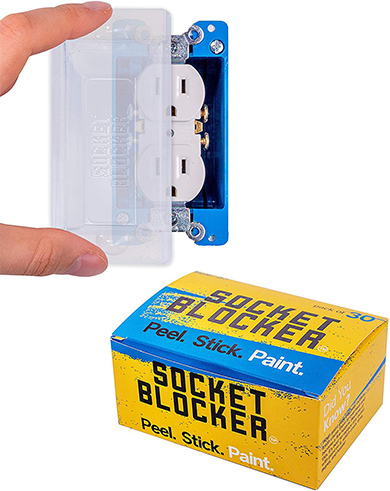 Socket Blocker 30Pack – The Smarter Outlet Cover for Drywall & Painting –  Better Than Tape for Remodeling & DIY Projects